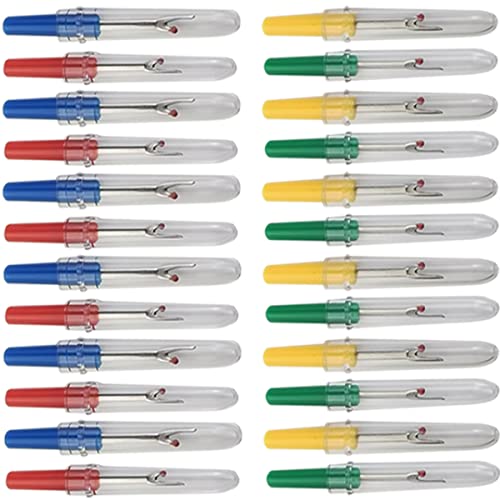 NSBELL 40PCS Seam Rippers Sewing Remover Thread Unpicker with Plastic Cover for Sewing and Crafting