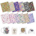 HTVSTD Colorful Paisley Sublimation Transfer Ink Paper 12pcs 12 * 10in - color: paisley12