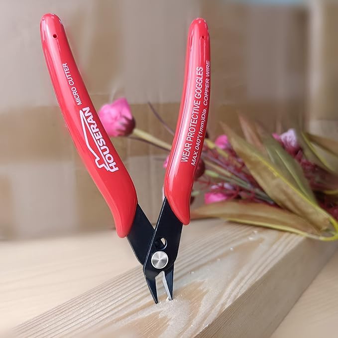 Wire Cutters, 20 PACK, 5 Inch Flush Cutter, Side Cutters - color: 20 Pack