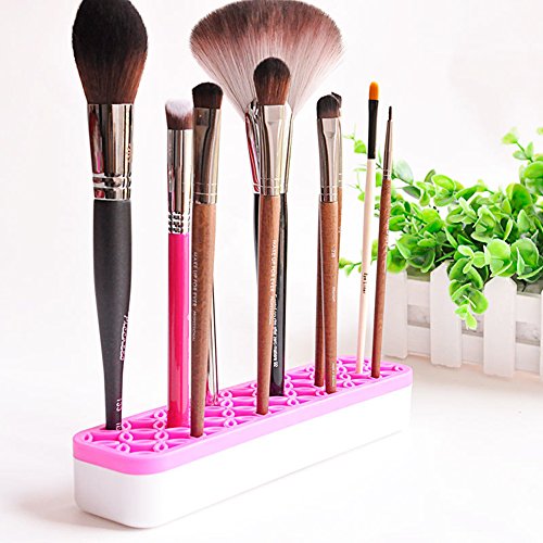 Desktop Organizers ,Cosmetic Storage Box& Desktop Storage Box Pink - color: Pink