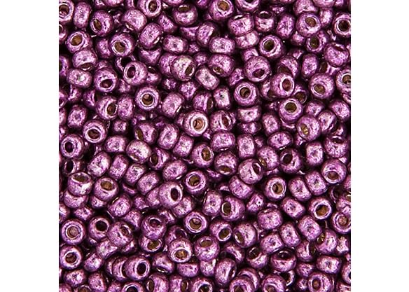 Miyuki Japanese Glass Seed Beads 22gms 11/0 in Plant Galvanized Duracoat Egg - color: Plant Galvanized Duracoat Egg