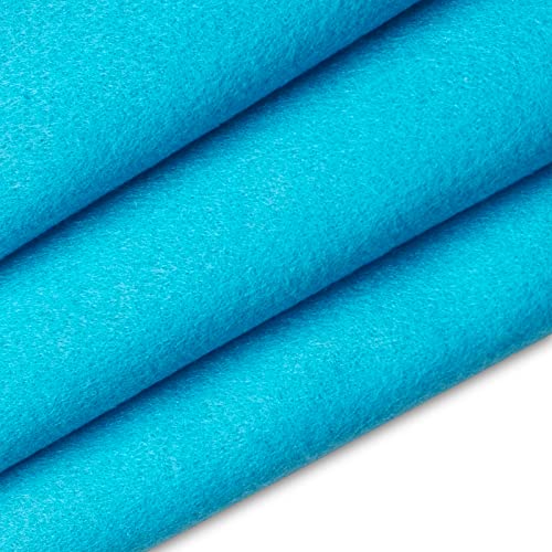 Jtnohx Color Felt Sheets 1 Square Yard Craft Felt Fabric Sky Blue 1.4mm - color: Sky Blue