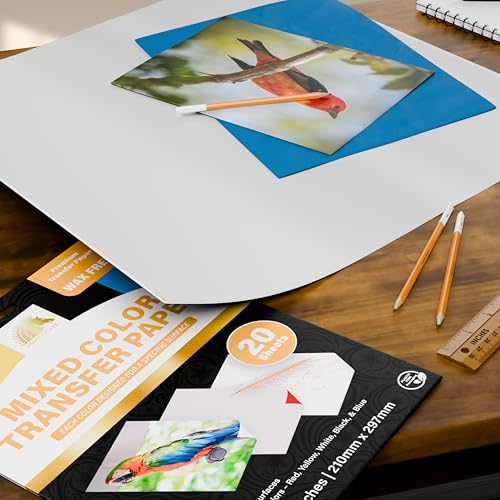 MyArtscape Graphite Transfer Paper - 20 A4 Mixed Sheets