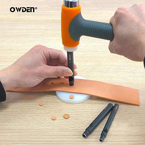 OWDEN Professional 13 Pcs Leather Hole Punch Set, Slim Style.1.0-12MM