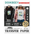 Heat Transfer Paper - 20 Sheets, 11" X 17" Mixed Iron On Transfer Paper - color: Mix(20 Sheets)