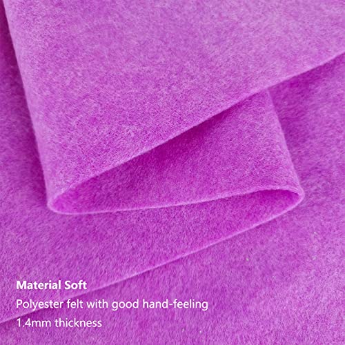 Jtnohx Color Felt Sheets 1 Square Yard Craft Felt Fabric Bright Magenta - color: Bright Magenta