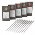 50 Pcs Embroidery Sewing Machine Needles Size 90/14 130/705H HAx1 Sewing Needles for Brother Sewing Machine (5 Pack of 10 Needles) - style: 50pcs- 90/14