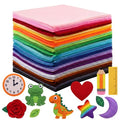 Moukeren 240 Pcs 12 X 12 Inch Felt Sheets, 20 Colors - color: Rainbow, size: 12 x 12 Inch