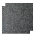 12" x 12" Felt Fabric Sheets for Crafts, Squares Felt Fabric Sheets, 1mm Thick, Non-Woven Felt Paper for DIY Sewing Craft, 2pcs (Dark Grey) - color: Charcoal Gray