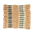 DMC 6-Strand Embroidery Cotton Floss, Light Tan - color: Light Tan, size: 8.7 yards