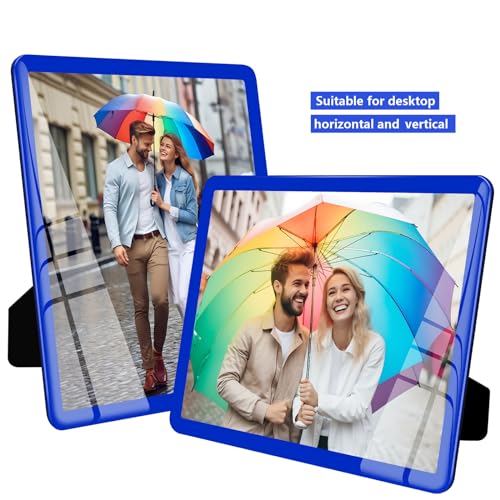 Bluesun 8x10 Picture Frame Blue, Vertical & Horizontal Wall & Tabletop - color: Blue, size: 8x10 （1 Pcs）