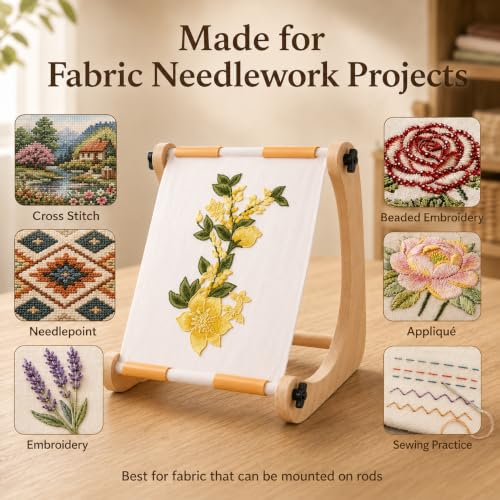 Embroidery Table Stand for Cross Stitch Lap Sewing and Needlepoint Projects
