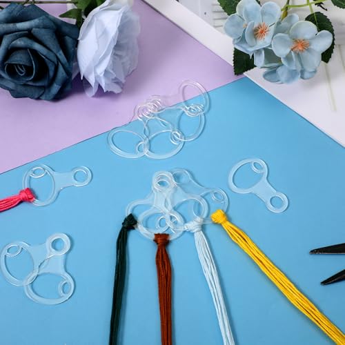 40PCS Acrylic Embroidery Floss Drop, Key Acrylic Bobbins, Floss Drops Cross Stitch, Clear Embroidery Thread Organizers, Cross Stitch Tread Bobbins for DIY Craft Sewing Thread Storage
