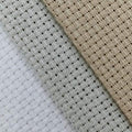 KCS 3 pc of 12" x 18" 14CT Counted Cotton Aida Cloth Cross Stitch Fabric (Khaki+Pearl Grey+White) - color: Khaki+pearl Grey+white