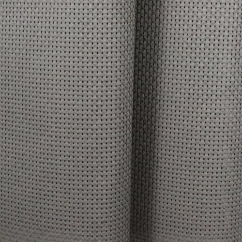 KCS 19" x 28"(48cmx72cm) 11CT Counted Cotton Aida Cloth Cross Stitch Fabric (Medium Grey) - color: Medium Grey