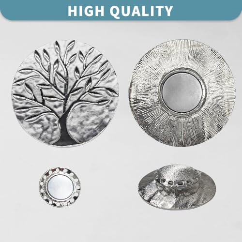 Magnetic Needle Minder Magnet Embroidery Accessories and Supplies Embroidery Needle Holder Cross Stitch Holder Needlework Supplies (Cardinal) (TreeofLife) - size: TreeofLife