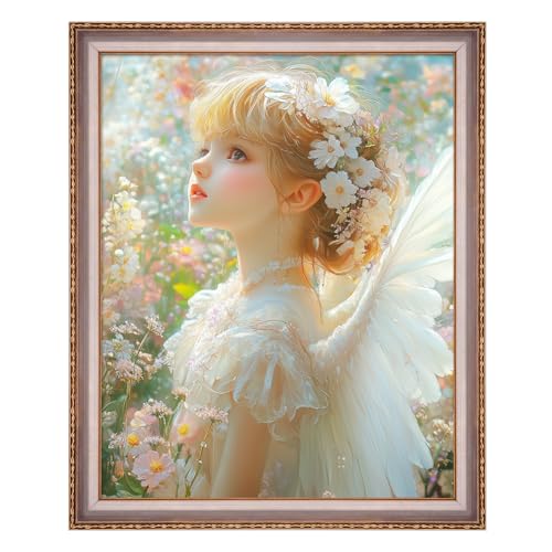 16x20 Frame Champagne Gold, Elegant Ornate 20x16 Picture Frame with Floral Trim, for 16 x 20inch Gallery Photo Pic with HD Plexiglass, 1.6in Widen 0.8in Thick, Horizontal Vertical Wall Display - color: Champagne Gold, size: 16x20in