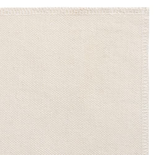 PINGEUI 59x157 Inch/4 Yards Nature Linen Needlework Fabric by The Yard, Plain Cloth, Large Size for Embroidery, Tablecloth, Home Decorations, Crafts