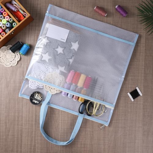 Sewing Needlepoint Project Bag, Sewing Craft Storage for Quilter 16.5 in