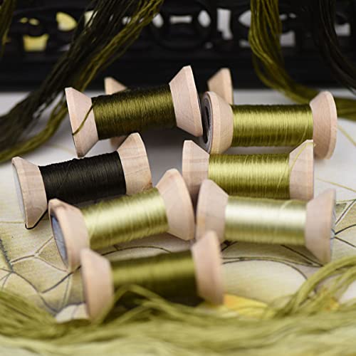 Natural 100% Mulberry Handmade Embroidery Silk Thread Silk Floss (85) - color: 85