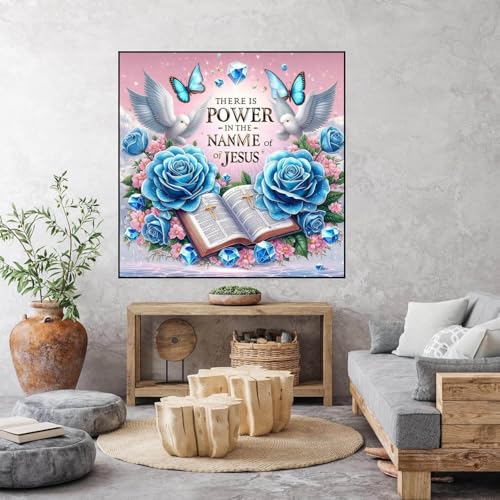 Dugsmgd Jesus Diamond Art Kits for Adults, Diamond Painting 14x14 Inch - color: Jesus-A