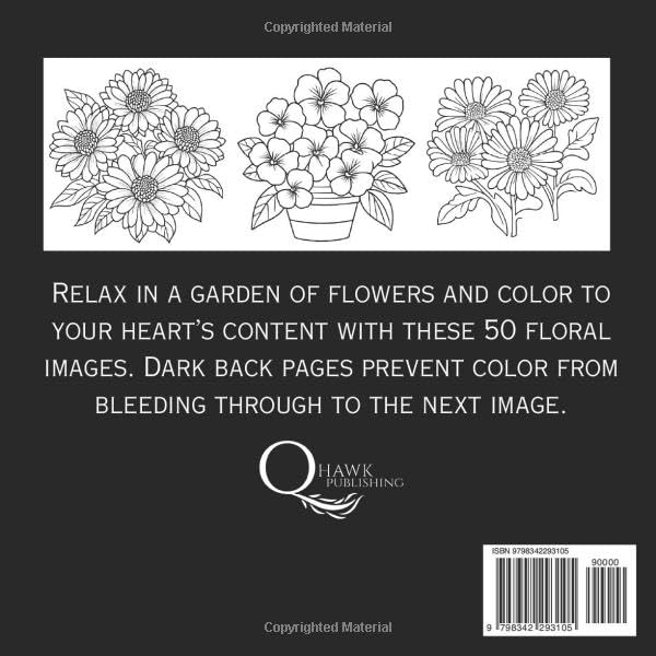Floral Magic For All: Coloring Book For a Garden of Reflection