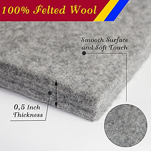 Wool Pressing Pad - 36" x 24" Quilting Ironing Pad by Savina - Take Your Quilting or Other Textile Craft to The Next Level with Professional Results - size: 36" x 24"