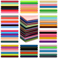 Tudomro 120 Pcs Cotton Fabric Square 10" x 10" Solid Cotton Fabric Bundles Multicolor Sewing Squares Color Analysis Draping Kit Fat Quarters for Patchwork Sewing DIY Crafting Quilting Beginners