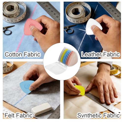 10Pcs Triangle Tailors Chalk,Tailor's Sewing Fabric Chalk - color: 10 pack