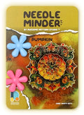 Awesome Pattern Studio Needle Minder Set - Pumpkin Magnetic Needle Minder + 2 Needle Threaders. Enamel Pin for Cross Stitch, Embroidery and Craft - size: Pumpkin Set #1