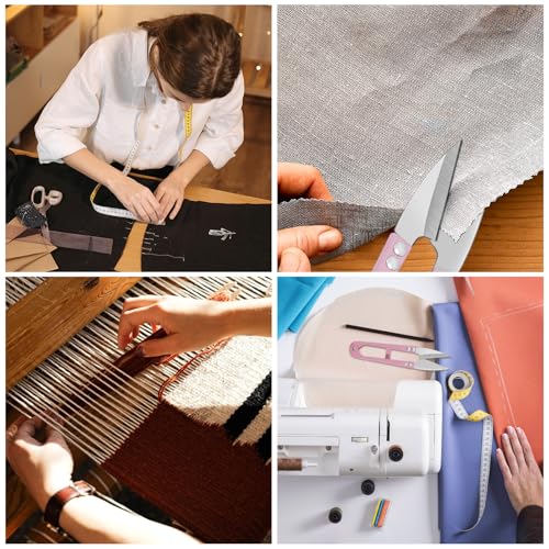UCEC 9Pk Thread Snips Sewing Scissors, 4.2 Inch Yarn Snips for Knitting DIY - color: 9pack Pink+orange+black