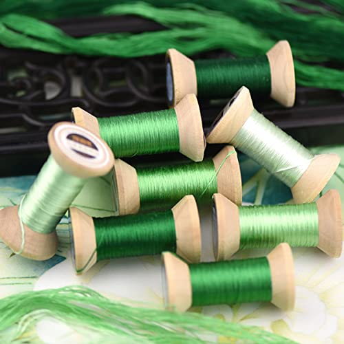 Natural 100% Mulberry Handmade Embroidery Silk Thread Silk Floss (71) - color: 71