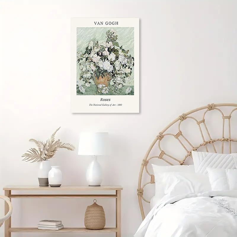 White Rose Stamped Cross Stitch Kits for Adults - Embroidery Kits for Beginners Adults,11 CT Patterns Dimensions Counted Cross Stitch Kits for Adults Arts Craft 12x16 inch - color: Cross stitch-39