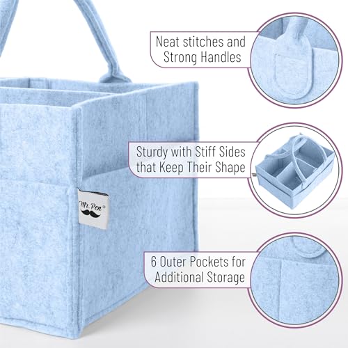 Mr. Pen- Baby Diaper Caddy Organizer, Sky Bliss - color: Sky Bliss, size: 1 Pack, Regular