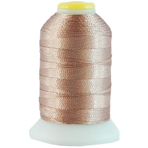 ThreadArt Metallic Embroidery Thread, 1000M, No. L12 - Bronze - color: Bronze