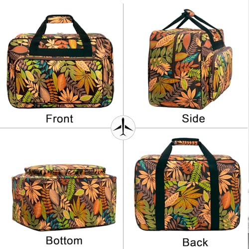 Sewing Machine Carrying Case，Sewing Machine Carrying Case Tote Bag，Universal Tote Storage Bag with Pockets and Handles, Suitable for Most Standard Singer, Janome (Brown) - color: Brown