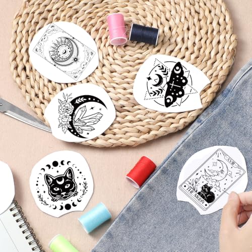 VISSTREE Water Soluble Embroidery Patterns, Mystery Stick and Stitch Paper - size: Mystery