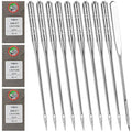 30PCS Embroidery Machine Needles Size 90/14, Household Sewing Machine Needles for Brother Sewing Machine1 - style: Size 90/14