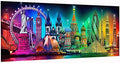 JATOK Diamond Painting Kit for Adults, World Landmarks, 35.5 x 15.7 in - color: Turquoise