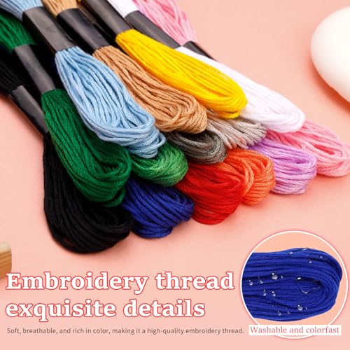 Embroidery Floss: Embroidery Thread 120 Yards Friendship Bracelet String - color: 14 Colors