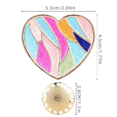 Heart Needle Minder Magnet, Premium Magnetic Needlepoint Needle Holder Keeper Magnetic Cross Stitch Accessories for Cross Stitch Embroidery Sewing Needlework Accessories Supplies