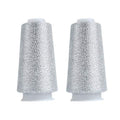 Truevalue 2 Balls Accessory Lurex Yarn, Shining Glitter Metallic Knitting-in Yarn, Sparkle Thread for Knitting and Crochet Sweater Shawl 5000 Yards (Silver Glitter) - color: Silver Glitter