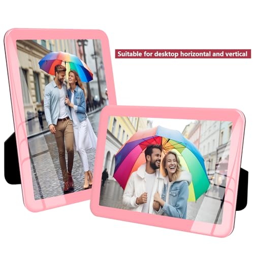 Bluesun 4×6 Pink Picture Frame, Vertical & Horizontal Wall & Tabletop - color: Pink, size: 4x6 （1 Pcs）