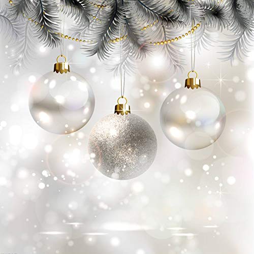 Christmas Tree Ornament String Hanger Precut Ribbon Hook with Snap Fastener - color: Silver, size: 200pcs