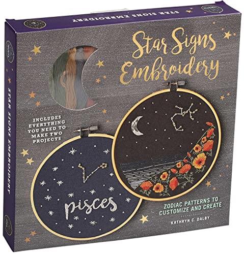 Star Signs Embroidery: Zodiac Patterns to Customize and Create (Embroidery Craft)