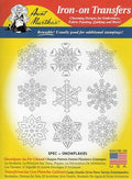 Aunt Martha’s hot Iron Embroidery Transfer - Snowflakes