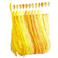 1 Pieces Cross StitchEmbroidery Floss,100% Eco-Cotton Cotton Premium Skeins, Ideal for Arts & Crafts (Orange Series 67892) - color: Orange Series 67892