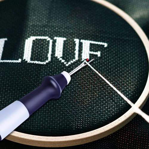 Needle and Thread Seam Ripper, Rippers for Sewing and Thread,Remover Stitch Tool for Hand Sewing, Knitting, Cross Stitching, Embroidery and Thread Removal (Blue) - color: Blue