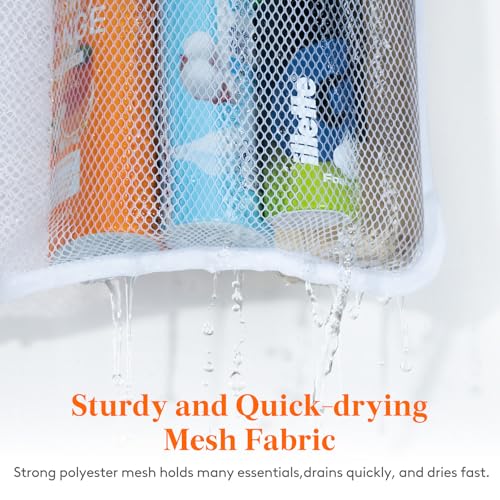 Lifewit Mesh Shower Caddy, 9 Pockets Hanging Bathroom Organizer, 2 Pack - size: 14" x 34"