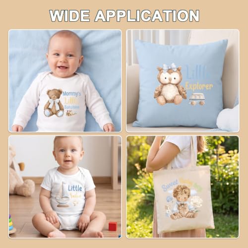 30Pcs Baby Boy Iron on Transfers Decal Dtf Transfers Ready to Press - color: Baby Boy208